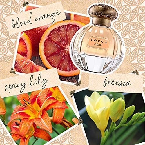 Tocca Stella Perfume Set for Women, 100 ml (3.38 oz) + 10 ml (0.34 oz) - Fresh Floral, Blood Orange, Freesia, Spicy Lily ($172 Value)