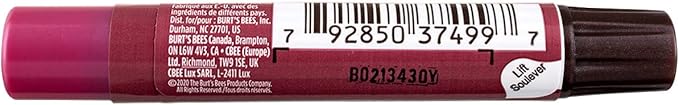 Burt's Bees Lip Shimmer, Watermelon 0.09 oz (Pack of 5)