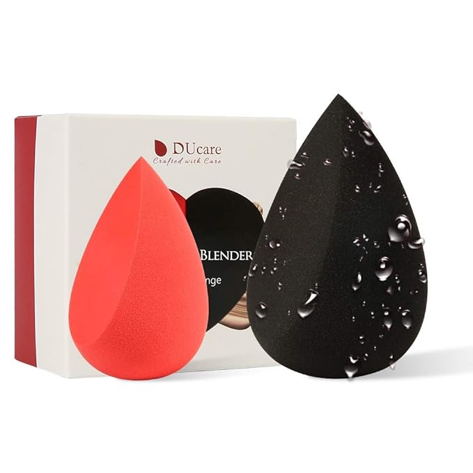 DUcare Makeup Sponges Set Christmas Sponge Gift Foundation Blending Sponge for Liquid, Cream, Powder and BB Beauty Cosmetics Tool Flawless Facial Powder Puff