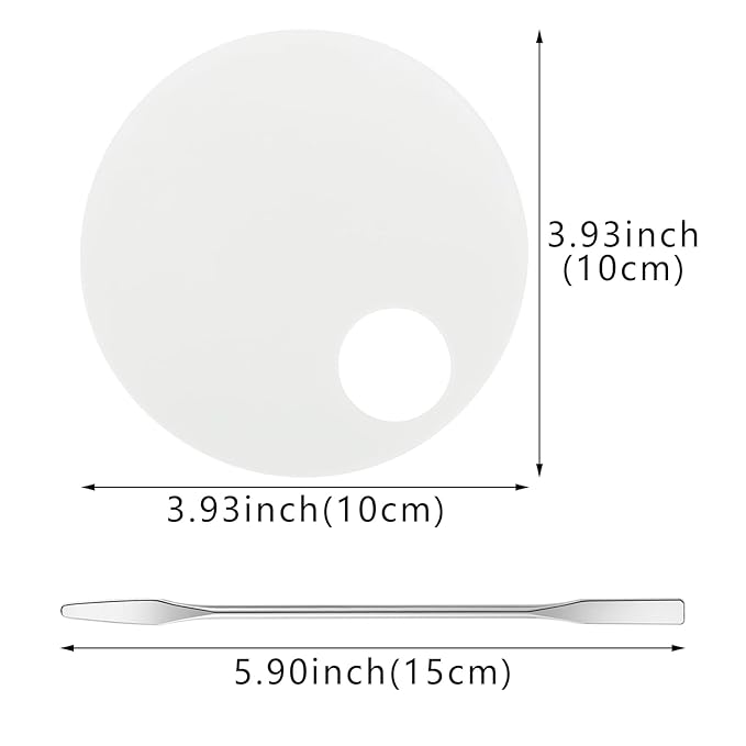 3 Pack Nail Art Palette with 3 Pcs