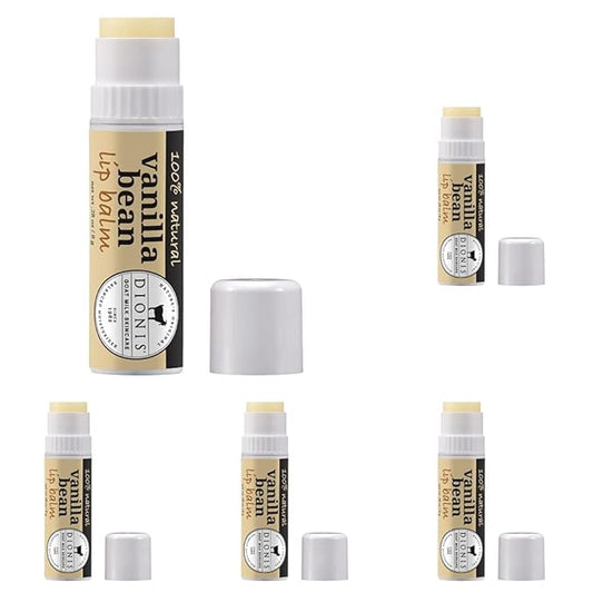 Dionis Goat Milk Skincare Lip Balm (Vanilla Bean, 0.28 oz) (Pack of 5)