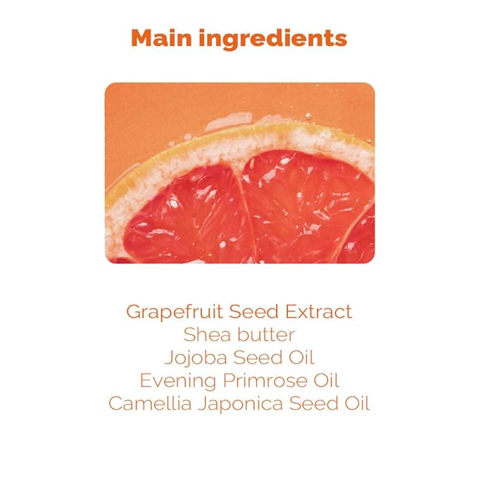 PS.PRETTYSKIN Korean Vegan Lip Sleeping Pack Grapefruit)