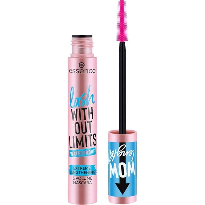 essence | Lash Without Limits Extreme Lengthening & Volume Waterproof Mascara | Volumizing & Lengthening | Vegan, Cruelty Free & Paraben Free