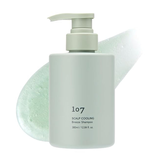 107 SCALP COOLING Breeze Shampoo - Soothing & Refreshing scalp cooling shampoo with 3-Year Aged Fermented Mugwort Vinegar – Scalp Care, Sebum Control (12.84 oz)