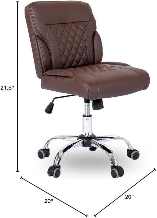 T-Spa Manicure Chair Eco-2 for Professional Beauty Salon Nail Shop Spa (Chocolate, Technician Chair)