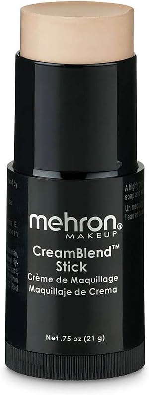 Mehron Makeup CreamBlend Stick | Face & Body Foundation | Full Coverage Professional Makeup Stick .75 oz (21 g) (Light 2)