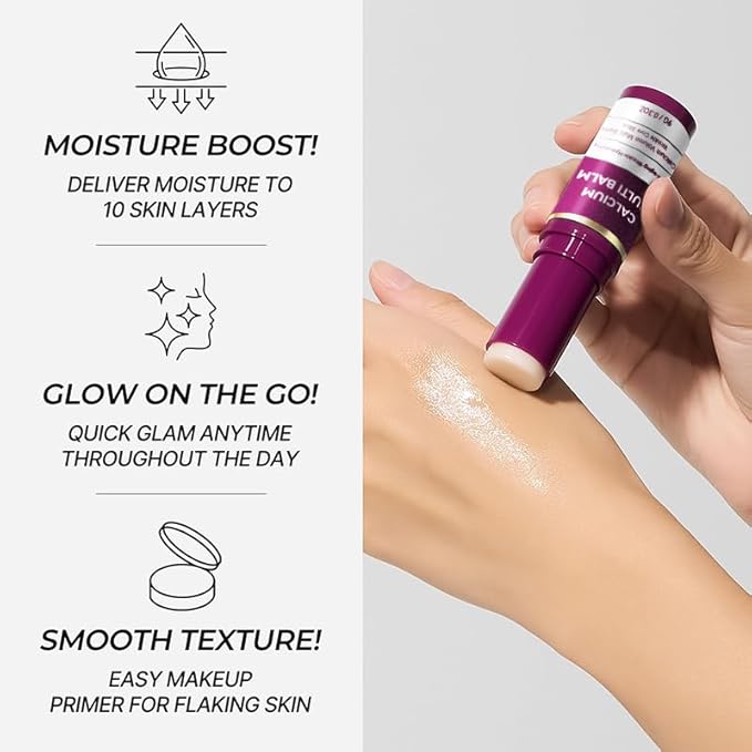 Cemenrete Calcium Volume Multi Balm Stick, Anti Wrinkle Calcium Balm, Anti-aging, Sagging, Wrinkles, Hydrating, Almond & Vitamin E for Lip Balm Eye Cream Neck (2)