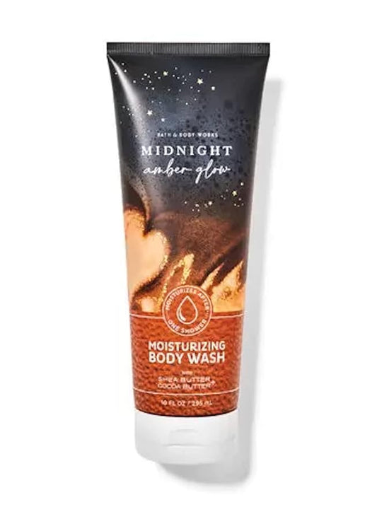 Bath & Body Works Midnight Amber Glow Moisturizing Body Wash 10 oz (Midnight Amber Glow), 1