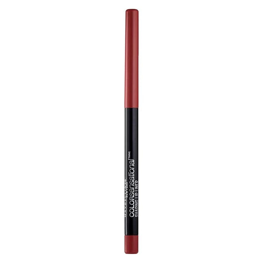 Maybelline Color Sensational Shaping Lip Liner with Self-Sharpening Tip, Brick Red, Red, 1 Count