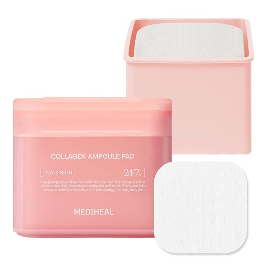 MEDIHEAL Daily Collagen Ampoule Toner Pads (1+1)