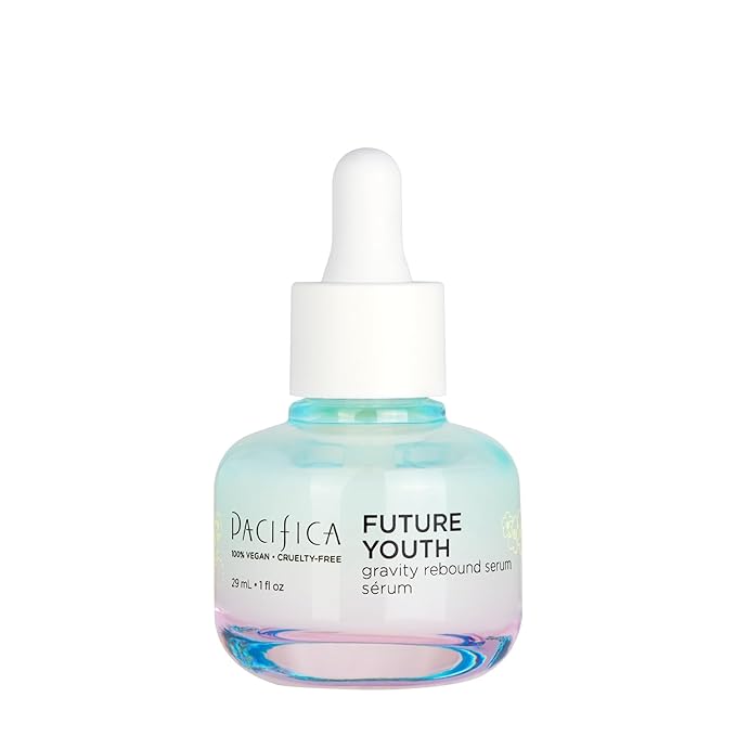 Pacifica Future Youth Gravity Rebound Face Serum – Multi-Peptide Firming Facial Serum for Fine Lines, Anti-Aging & Elasticity Vegan & Cruelty-Free Dermatologist Tested