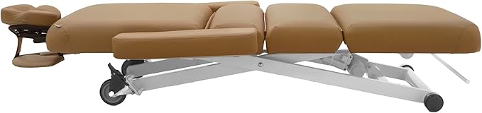 SKINACT Cleo Electric Spa Treatment Table, Facial Massage Bed ADA Compliant (Mocha)