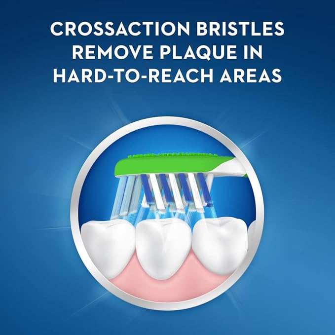 Oral-B Cross Action Kids Toothbrush, Soft Bristles, Ages 6+, 1 count