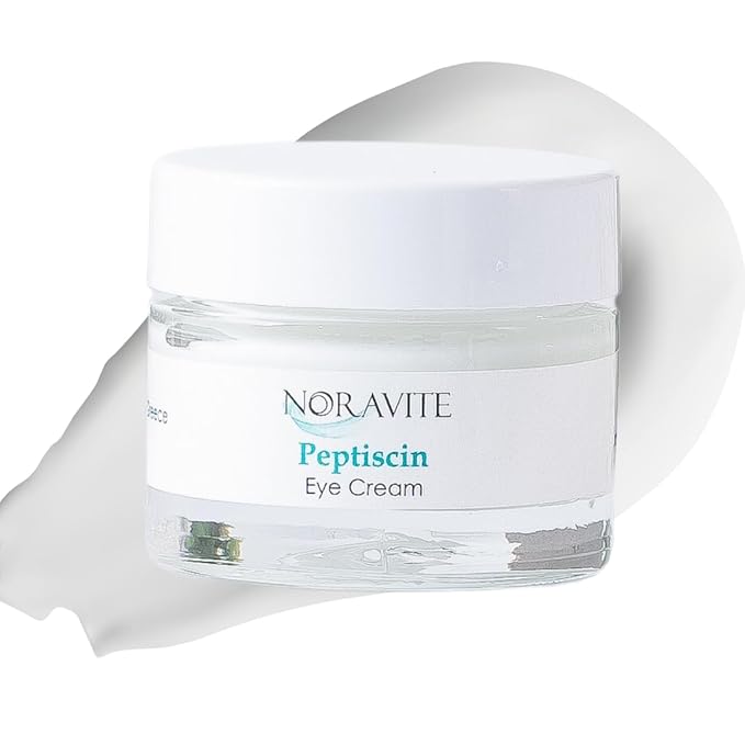 PeptiScin - Peptide Eye Cream with Hyaluronic Acid and Escin | Rich Moisturizing Dark Circle Eye Cream | Brightens and Tones - 1.35 Ounce