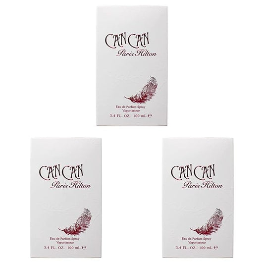Paris Hilton Can Can Eau De Parfum Spray 3.40 oz (Pack of 3)