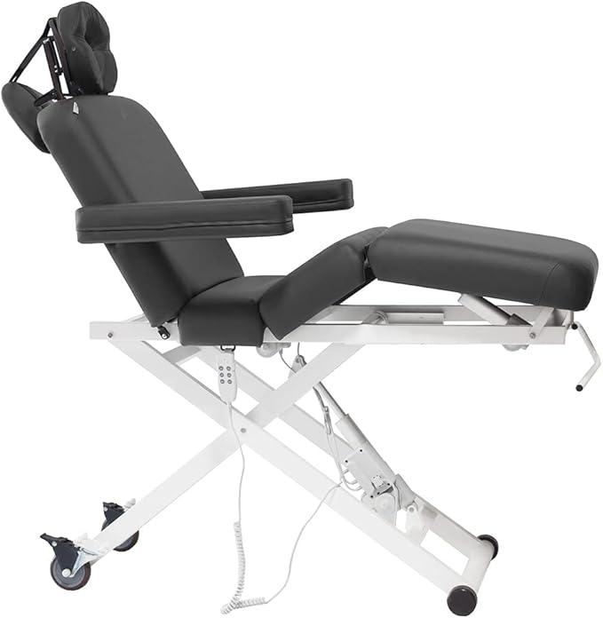 SKINACT Cleo Electric Spa Treatment Table, Facial Massage Bed ADA Compliant (Gray)