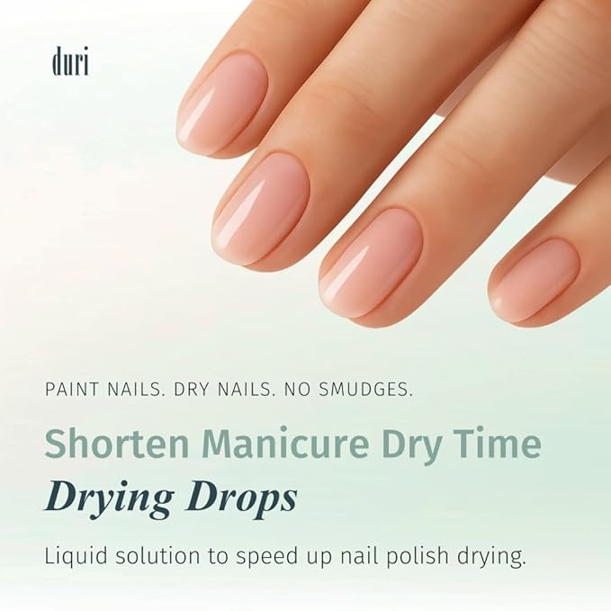 duri Drop'n Go Quick Dry Nail Drops - Fast Drying Drops for Long Lasting Nail Polish 0.45 fl. oz. (Pack of 1)