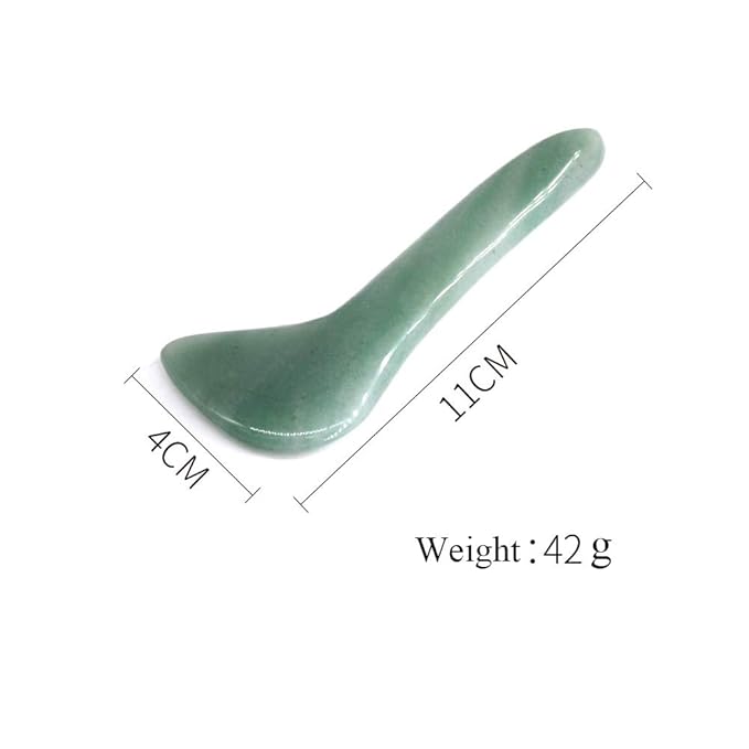 Gua Sha Facial Tool Natural Jade Stone Massage Board Tools for SPA Acupuncture Therapy Trigger Point Treatment, Gua Sha Scraping