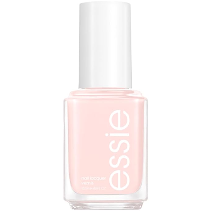essie Salon-Quality Nail Polish, 8-Free Vegan, Sheer Pale Pink, Ballet Slippers, 0.46 fl oz