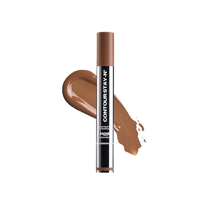 Sacheu Liquid Contour STAY-N Long Wear Cream Contour Makeup — Long Lasting, Blendable, & Lightweight Formula — Vegan & Cruelty-free, Giving Drama