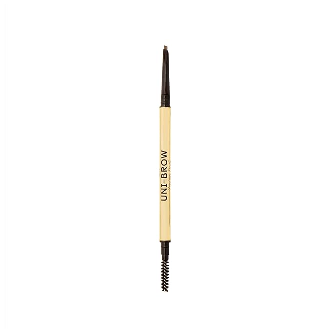 Winky Lux Uni-Brow Precision Eyebrow Pencil, Dual-Ended with Spoolie, Waterproof Longwear Brow Pencil with Micro Tip, Universal Shade for Natural Brows (Brown, Blonde, Taupe)