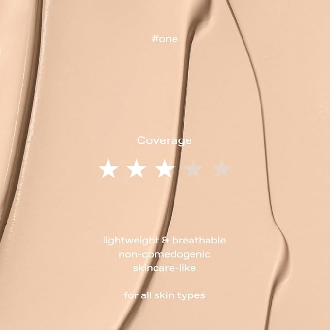 glow breathable blemish balm #one | medium-coverage bb cream & tinted moisturizer | skincare-like finish with green tea leaf water infusion | healthy radiant non-comedogenic | 1 fl oz