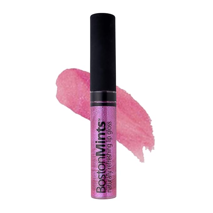 Back Bay Berry Lip Gloss (.25oz) -Vegan, gluten-free, cruelty-free formula with Aloe, Vitamins C & E, and a refreshing hint of spearmint extract for soft and hydrated lips.