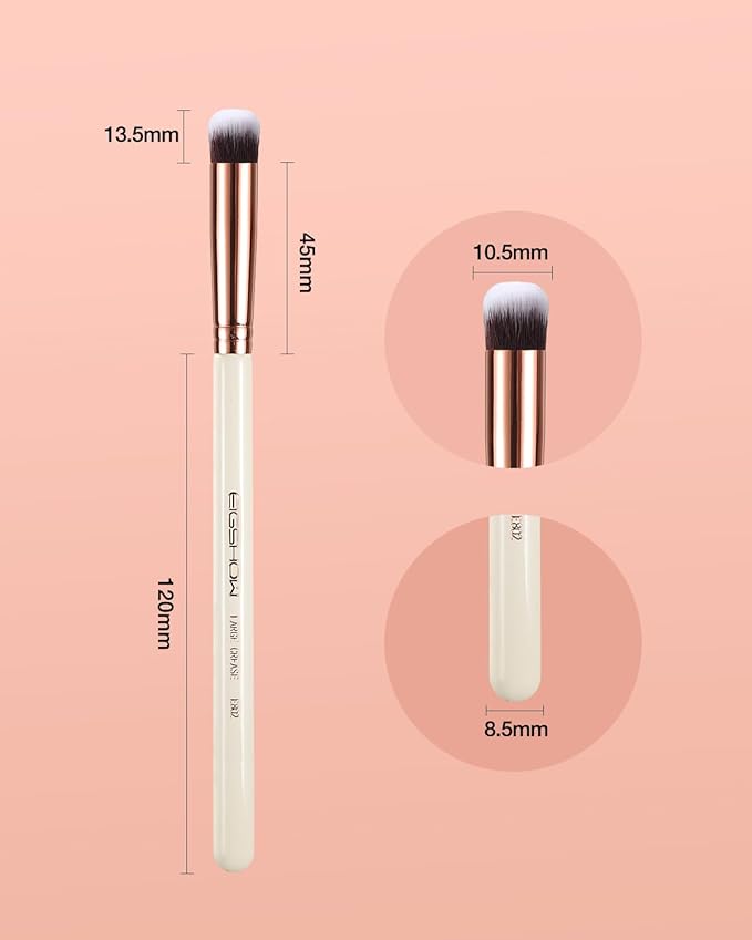 Eyeshadow Primer Brush Concealer Brush Crease Brush Eyeshadow Makeup Brush - Ivory