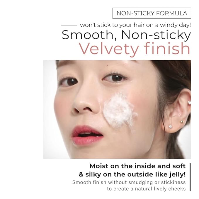 A'PIEU Juicy-Pang Jelly Blusher [CR01] – Soft Touch Blush for Cheek with Combined Cream & Powder Texture for Natural Dewy-Finish, No Fall-Out. 0.17 oz