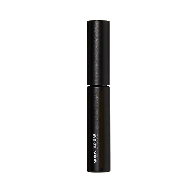 e.l.f. Wow Brow Gel, Volumizing, Buildable, Wax-Gel Hybrid, Creates Full, Voluminous-Looking Brows, Locks Brow Hairs In Place, Deep Brown