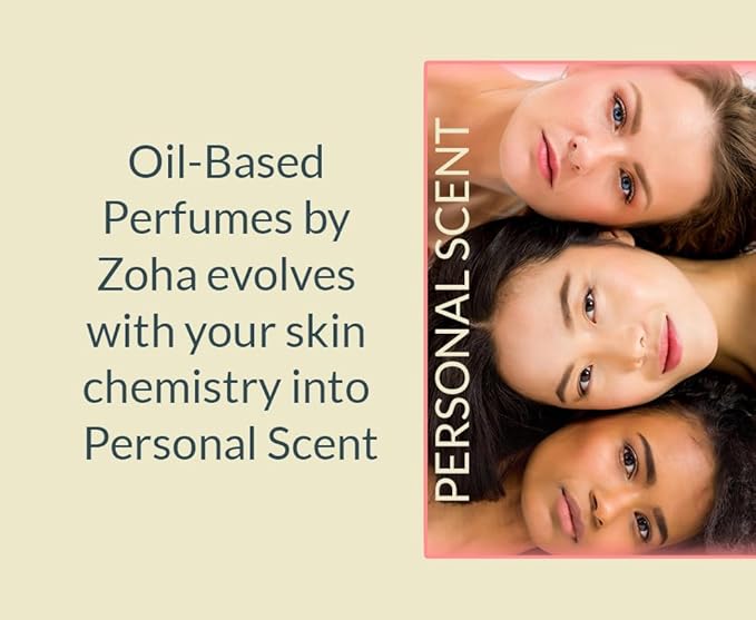 Zoha Jasmine Bloom - Jasmine Perfume for Women and Men, Alcohol Free Perfume Oil Roll On, Long Lasting Natural Clean Fragrance Oil base, 6ml Roller