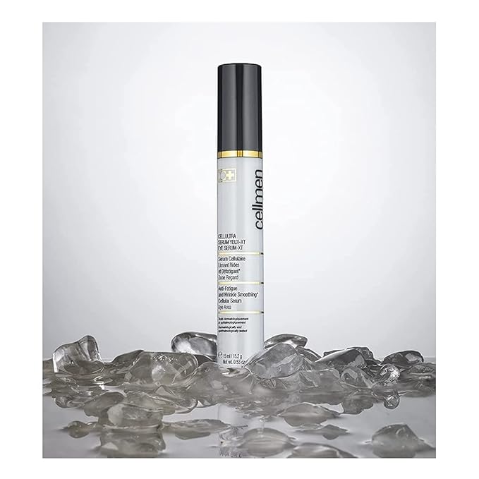 Cellcosmet Cellmen Cell Ultra Eye Serum XT - Revitalizing Anti-Fatigue Eye Cream for Dark Circles (0.5 oz)