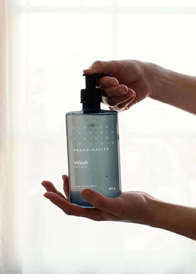 Skandinavisk ØY ‘Island' Hand & Body Wash, Scent notes: Crabapple and dog rose, water mosses and green leaves, 16.91 fl. oz.