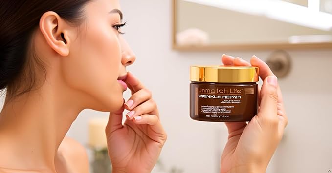 Retinol Anti-Aging Night Cream – Wrinkle Repair Moisturizer with Hyaluronic Acid, Collagen & Peptides – Firming & Hydrating Face Cream for Women & Men – All Skin Types