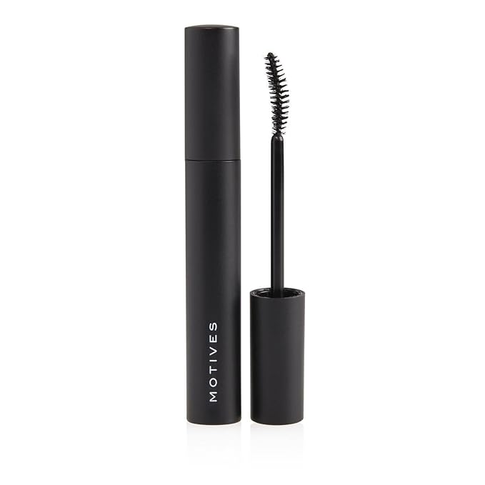 Motives® 3D Vision Mascara - Volume and Length, Long-Lasting, Water Resistant, Smudge-Proof Eye Makeup, Vegan & Hypoallergenic. Features Nourishing, Moisturizing Ingredients.