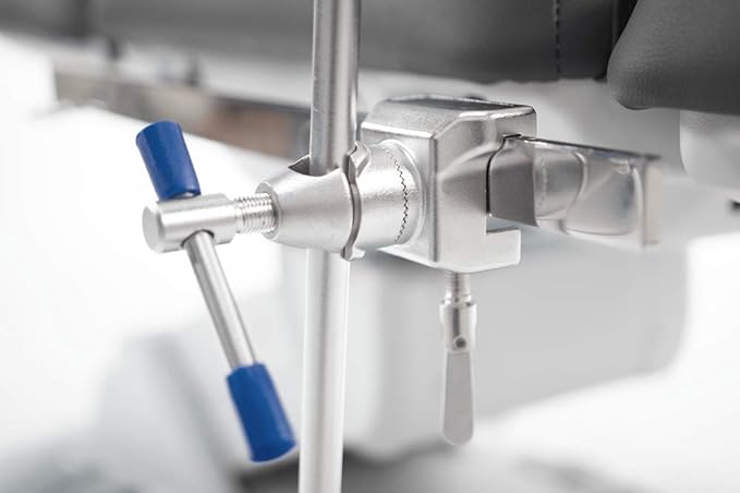 SKINACT Kana Electric Treatment Table with Stirrups Included (White)