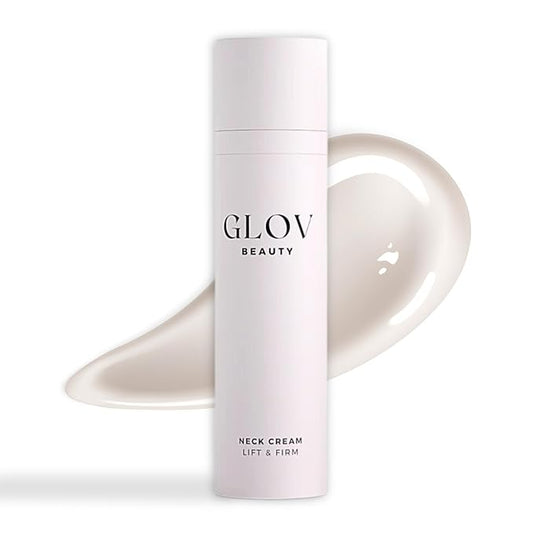 Glov Beauty - Lift & Firm Neck Cream - Anti-Aging Neck & Décolleté Cream for Wrinkles, Sagging Skin & Tightening - With Shea Butter, Niacinamide & Hyaluronic Acid - All Skin Types