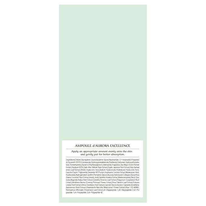 [CHALLANS de PARIS] Ampoule d’Aurora Excellence – Soothing & Balancing Skin-Barrier Support Serum with Niacinamide, Oligo-HA & Ceramide | Lightweight Watery, Hydrating Korean Skincare, 1.23 fl oz