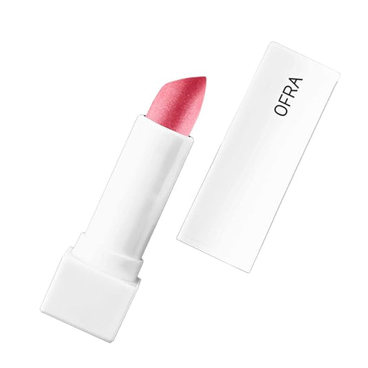 Ofra Pink Shimmer | Long Lasting & Extremely Pigmented Lipstick | Moisturizing Formula for Smooth, Hydrated Lips | Bold, Vibrant Color with All-Day Wear | 4.5g 0.16oz