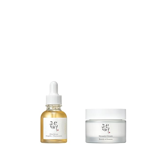 Beauty of Joseon Glow Serum (30ml, 1 fl.oz) + Dynasty Cream (50ml, 1.69 fl.oz.) Korean Skincare