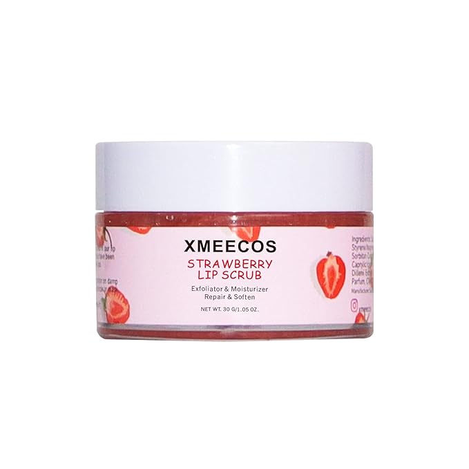 Strawberry Lip Scrub Exfoliating Moisturizing and Exfoliator