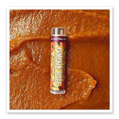 Crazy Rumors Pumpkin Spice Lip Balm. Plant-Based,