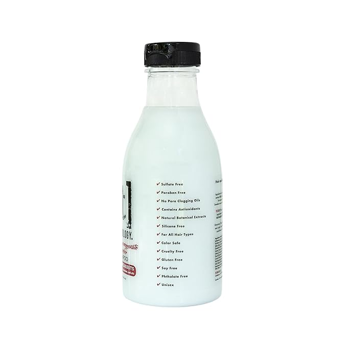 Teenology Shampoo for Teens - Avoid Forehead and Body Breakouts - No Sulfates or Parabens, Noncomedogenic, Natural Botanical Extracts, 16 oz. (Blueberry Pomegranate Cucumber)