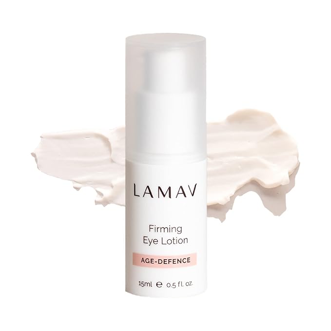 LAMAV Firming Eye Lotion - 7 Potent Actives, Anti-wrinkle Properties, Increases Skin Firmness, Anti-Aging Eye Cream, Cruelty-Free, Reduces Dark Circles