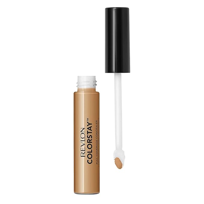 Revlon ColorStay Concealer, Longwearing Full Coverage Color Correcting Makeup, 060 Deep, 0.21 oz