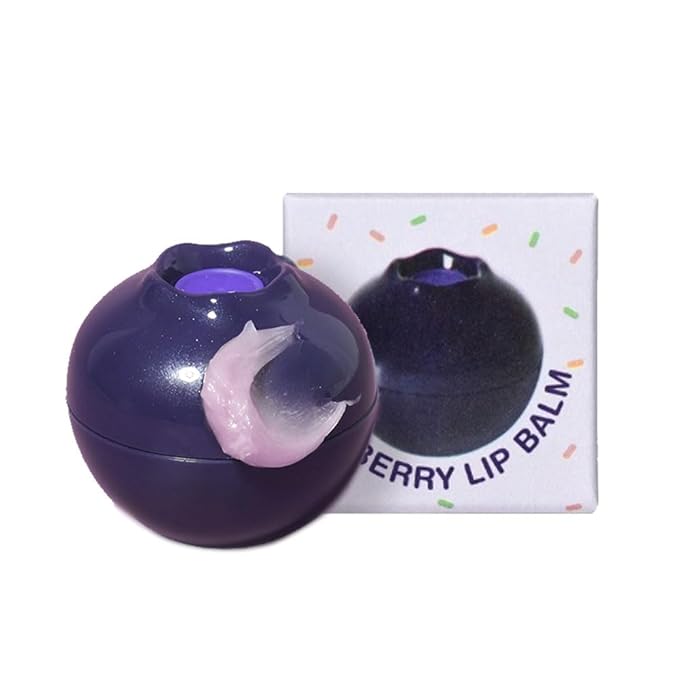 PS.PRETTYSKIN Moisturizing Korean Vegan Lip Balm (Blueberry)