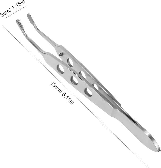 Meibomian Gland Expressor Premium Eyelid Massage Dry Eye Relief Eyelid Gland Care Clean Tools Kit for Dry Eyes, Rectangle Tip