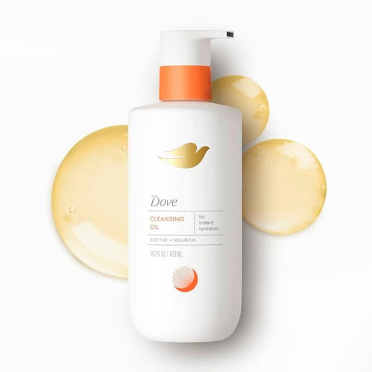 Dove Shower Body Oil Wash – Ultra-Moisturizing Cleansing Oil for Dry & Itchy Skin 14.2 oz
