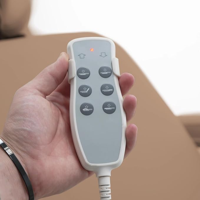 Cleo Electric Spa Treatment Table, Facial Massage Bed ADA Compliant (Sand)