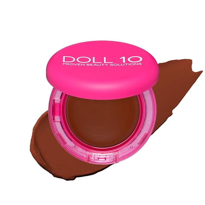Doll 10 Peptide Bounce Balm Foundation™ – Hydrating, Age-Defying Foundation for Older Women, All Skin Types – Vegan, Clean, Natural, Medium Buildable Coverage, Blurs Fine Lines - [Rich]